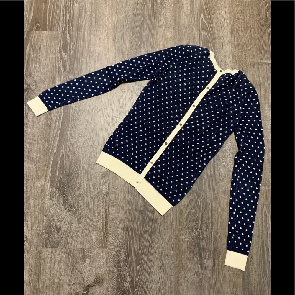 Tommy Hilfiger Blue & Cream Cotton Sweater-Sz XS. EUC! - Picture 2 of 14